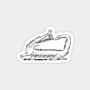 There Is a Hungry Crocodile Sticker